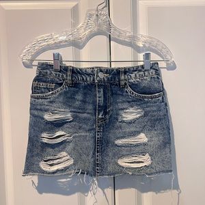 H&M Divided Denim Skirt Size 2